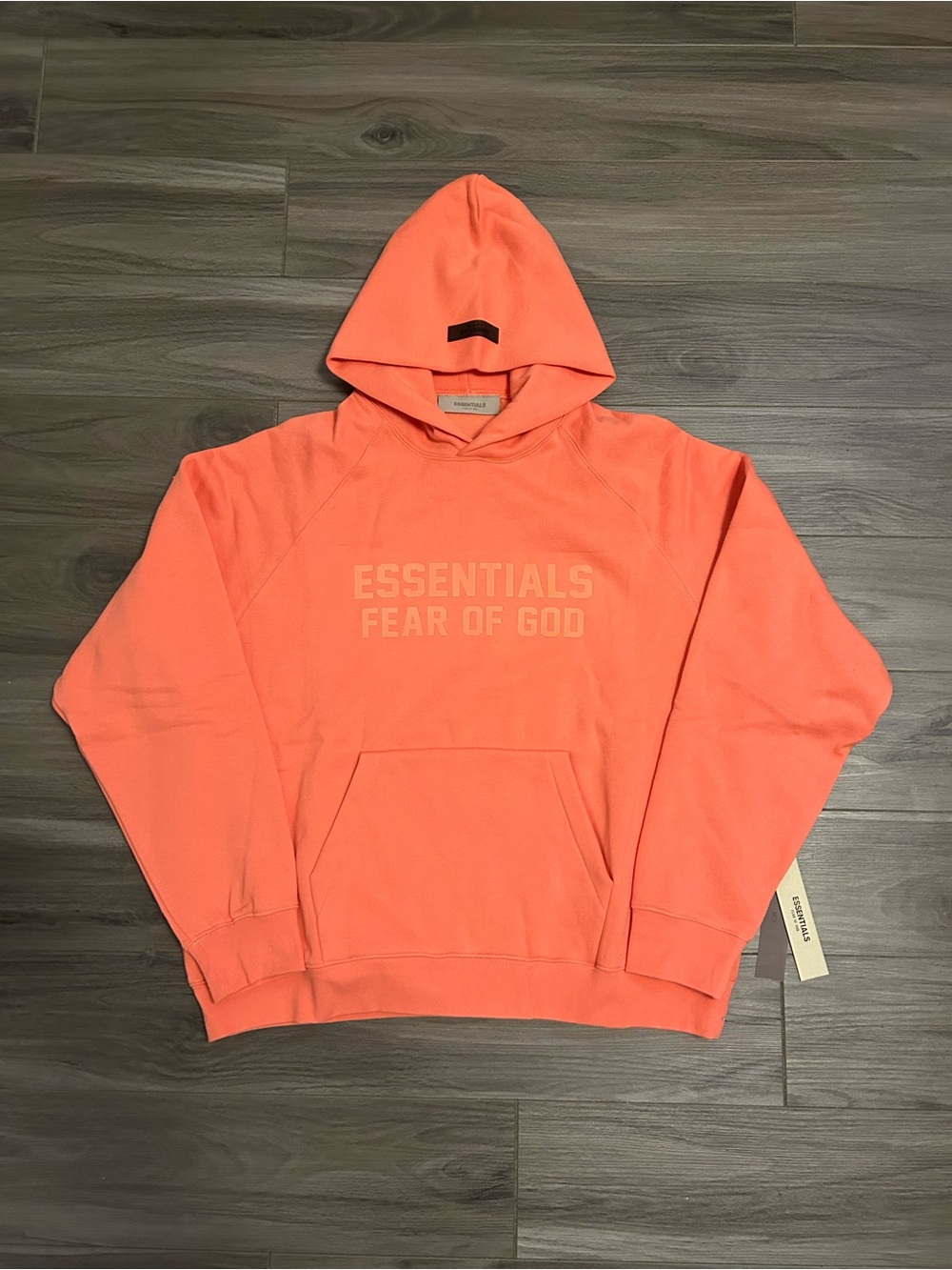 Essentials Fear of God Coral Hoodie Brand New